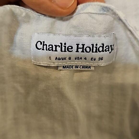 Charlie Holiday stripped Maxi Dress Size 4 - Picture 7 of 7